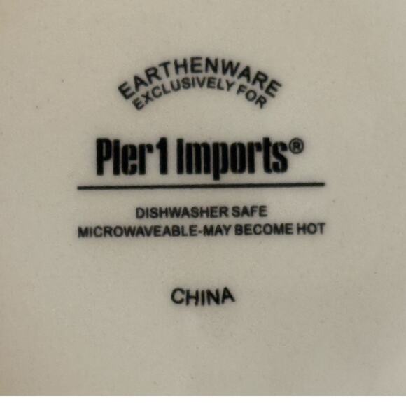 PIER 1 IMPORTS Christmas Dessert Plates Set of 4 Holidays - Picture 3 of 3